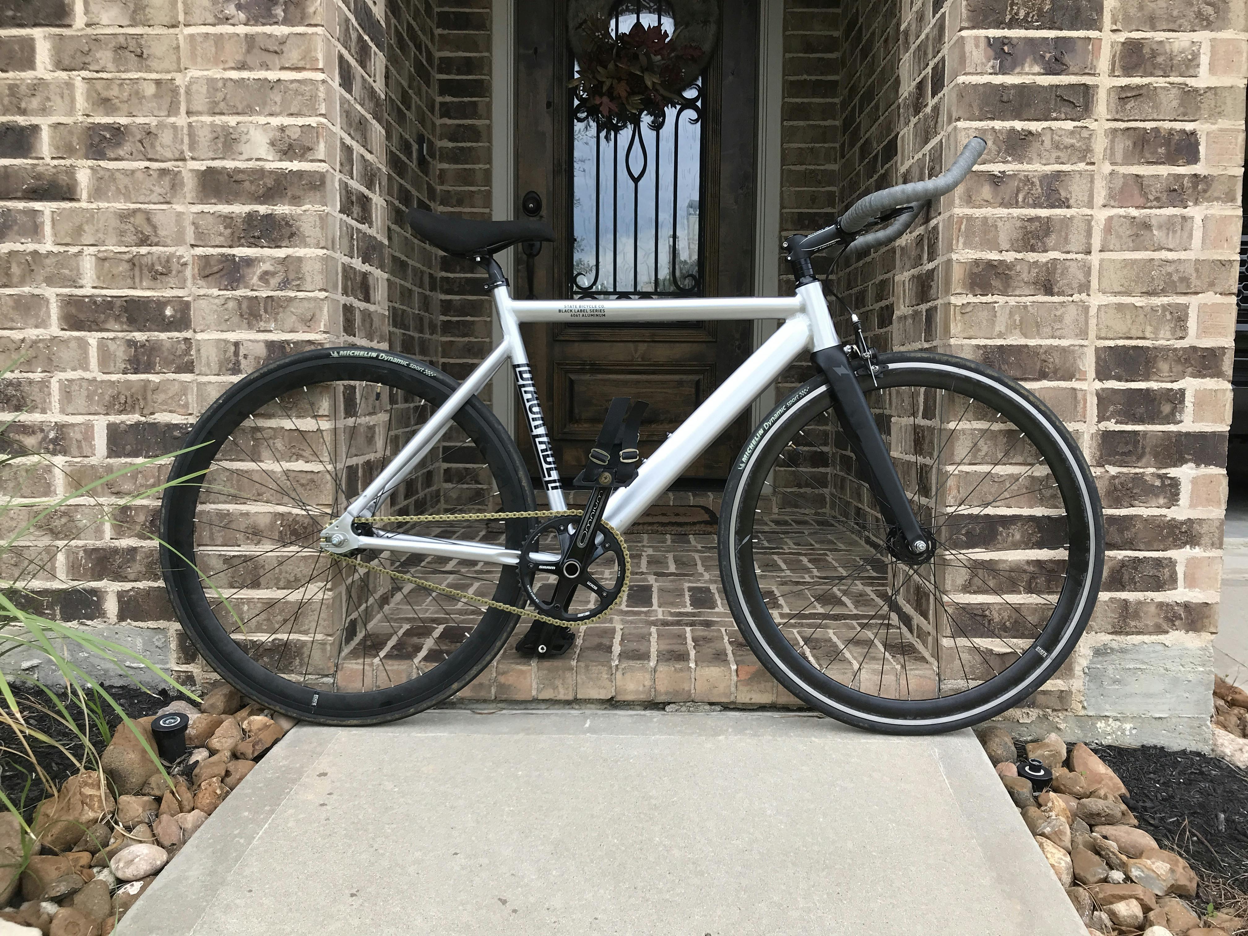 state bicycle 6061 black label track bike